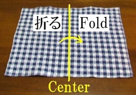 fold the body fabric