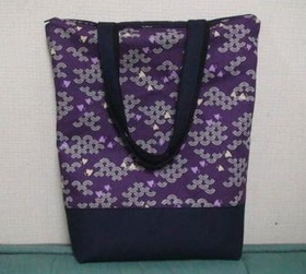 zippered tote bag