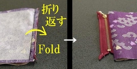 fold the fabrics