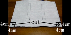 cut off extra cloth