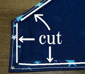 cut off extra seams