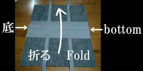 fold the outer in half