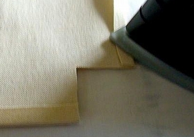 ouvrez les marges de coutures
