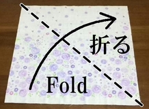 fold the corner