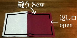 sew around