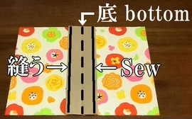 sew the outer and bottom patch
