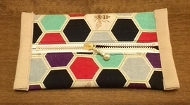 pocket tissues case with zipper