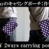 2ways carrying pouch