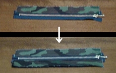 sew the other side of zipper