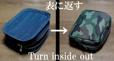 cosmetic pouch (camouflage pattern)