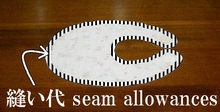 make a cut in seam allowances