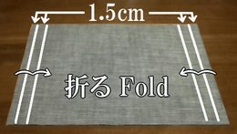 fold in three