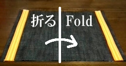 fold in half