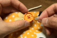 sew the button