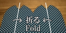 fold the fabric
