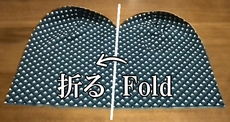 fold in half