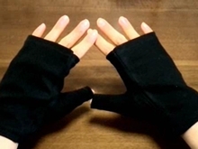 fingerless gloves