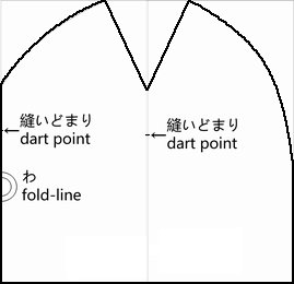 春色ニット帽の型紙