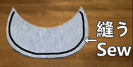 sew the visor fabrics