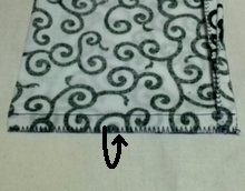 press seam allowances to back side