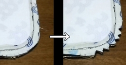 make a cut in zipper tape