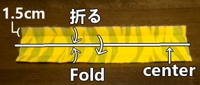 fold in four