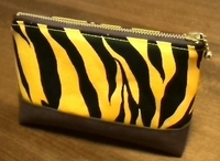 un tigre pochette avec un fond