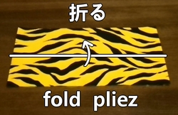 fold in half