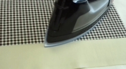 press seam allowances to bottom side