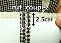 cut the extra seam allowances