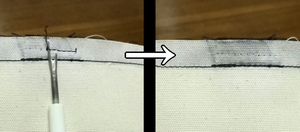 unseam the bastings