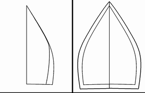 型紙のラインを修正する