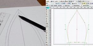 型紙の修正はCADがあると便利