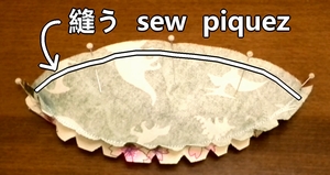 ajouter le troisième tissu et piquez