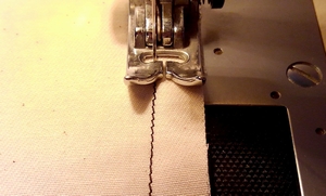 sew a seam allowance of 1cm