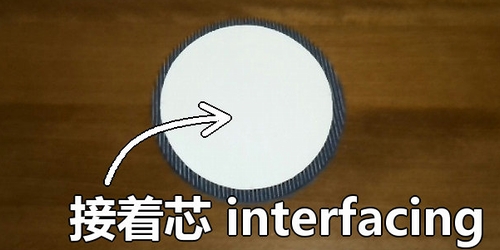 attach interfacing