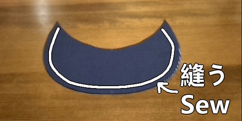 sew the visor fabrics