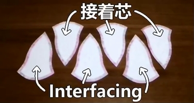 attach interfacing