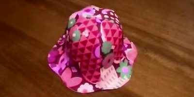 petal hat for baby