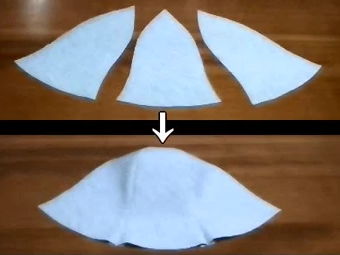 remaining 3 outer fabrics do the same way