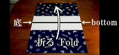 fold the outer in half