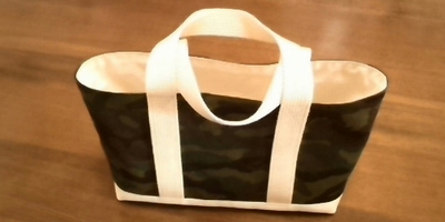 camo tote bag